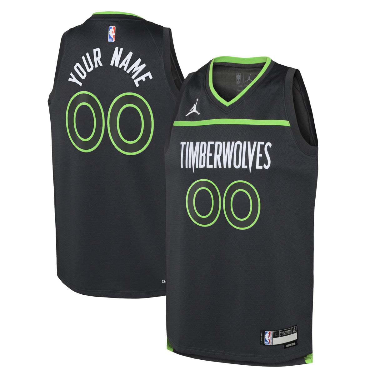 Minnesota Timberwolves Jordan Statement Swingman Jersey 22 - Custom - Youth