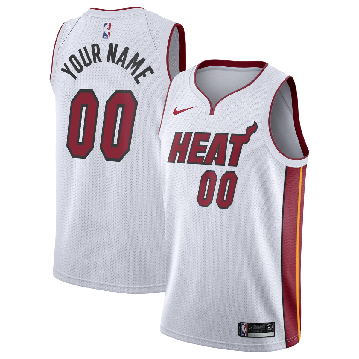 Miami Heat Nike Association Swingman Jersey - Custom - Youth