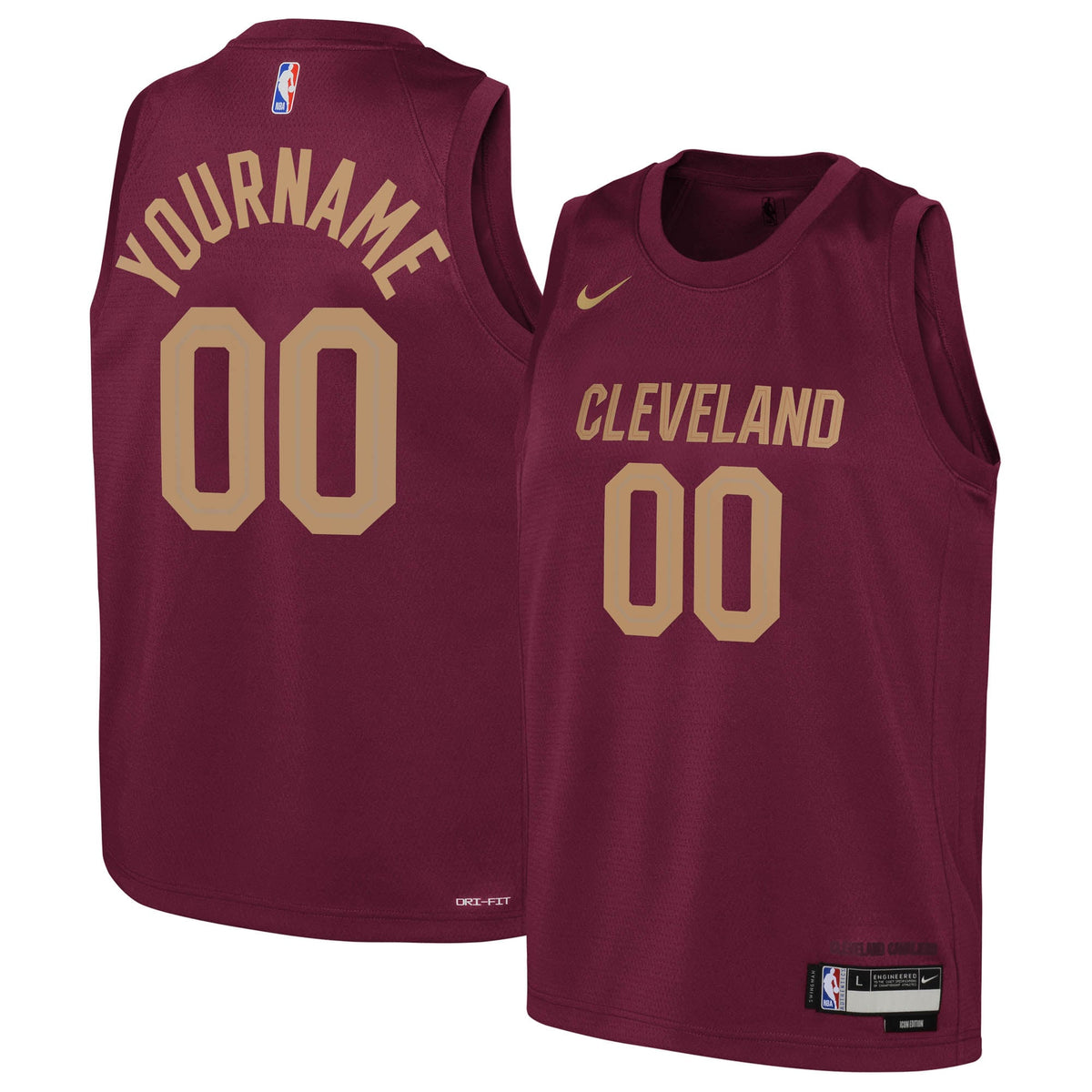 Cleveland Cavaliers Nike Icon Swingman Jersey - Custom - Youth
