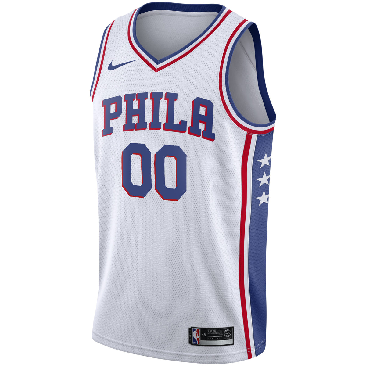 Philadelphia 76ers Nike Association Swingman Jersey - Custom - Youth