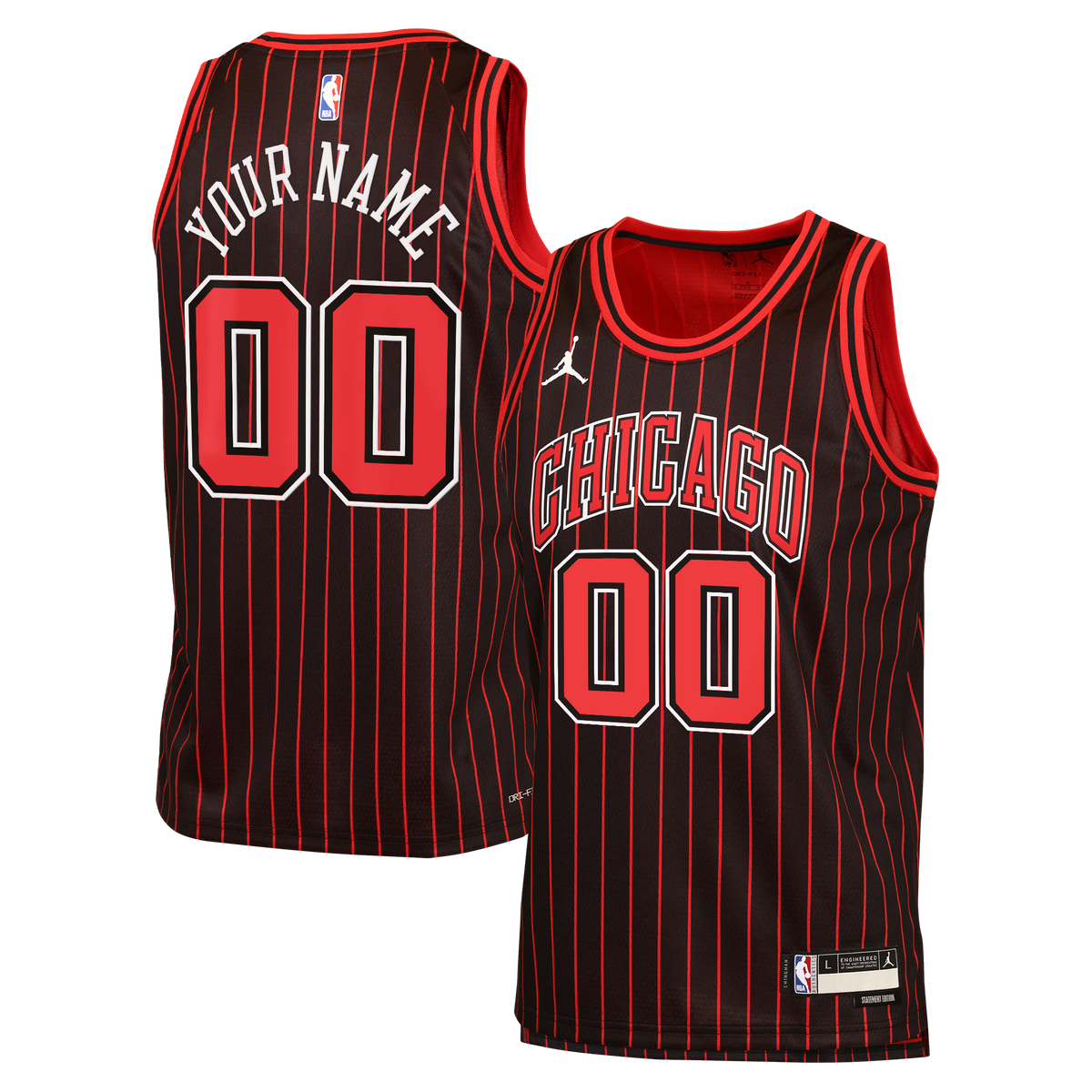 Chicago Bulls Jordan Statement Jersey - Custom - Youth