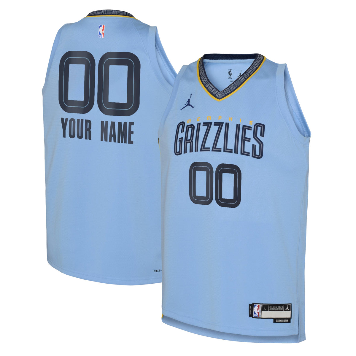 Memphis Grizzlies Jordan Statement Swingman Jersey 22 - Custom - Youth