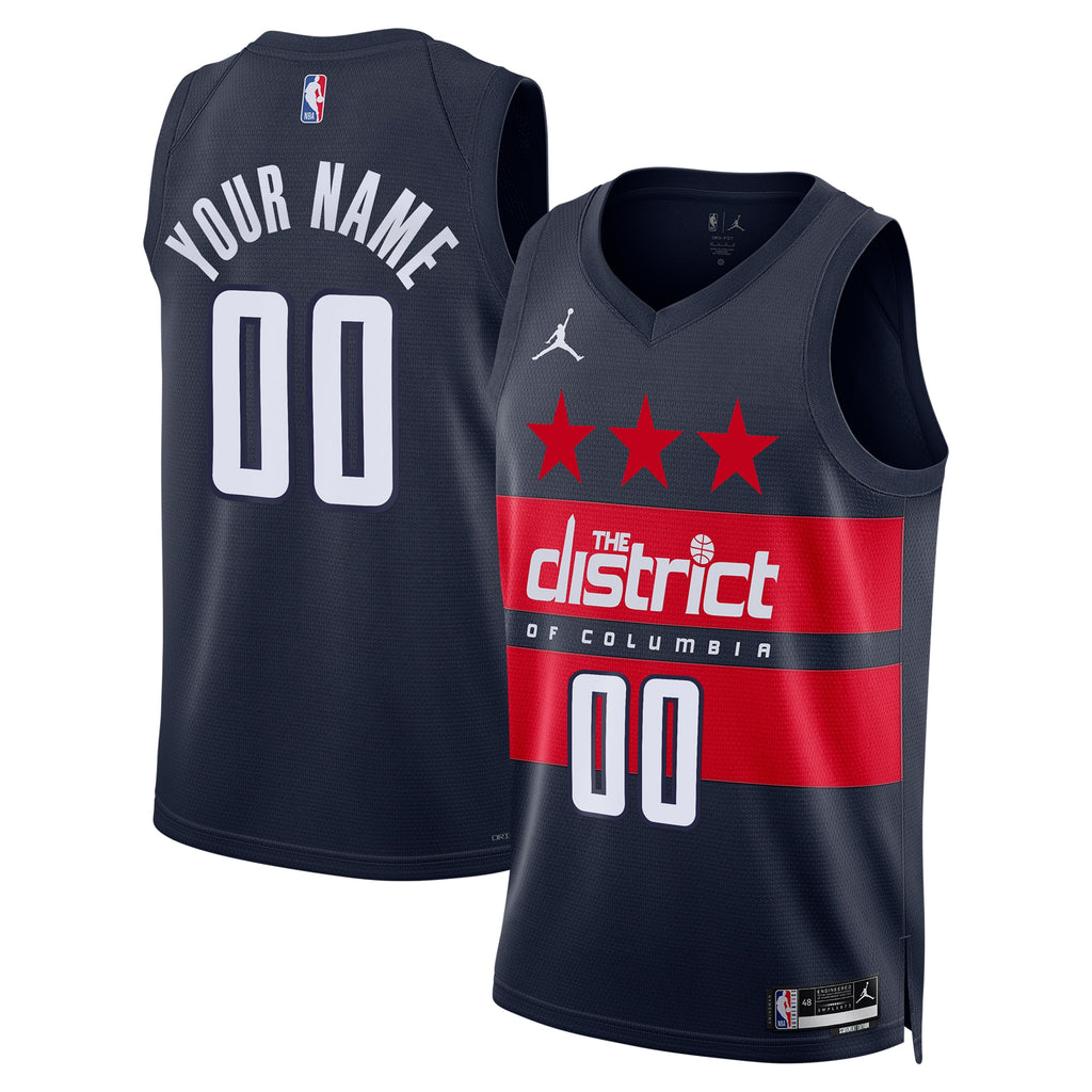 Washington Wizards Jordan NBA Statement Edition Swingman Jersey - Custom - Mens
