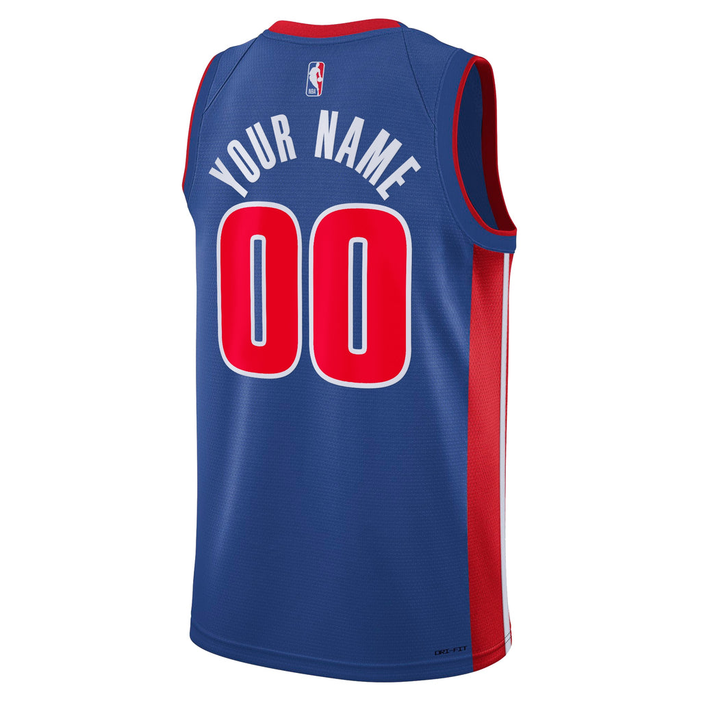 Detroit Pistons Nike Icon Swingman Jersey - Custom - Youth