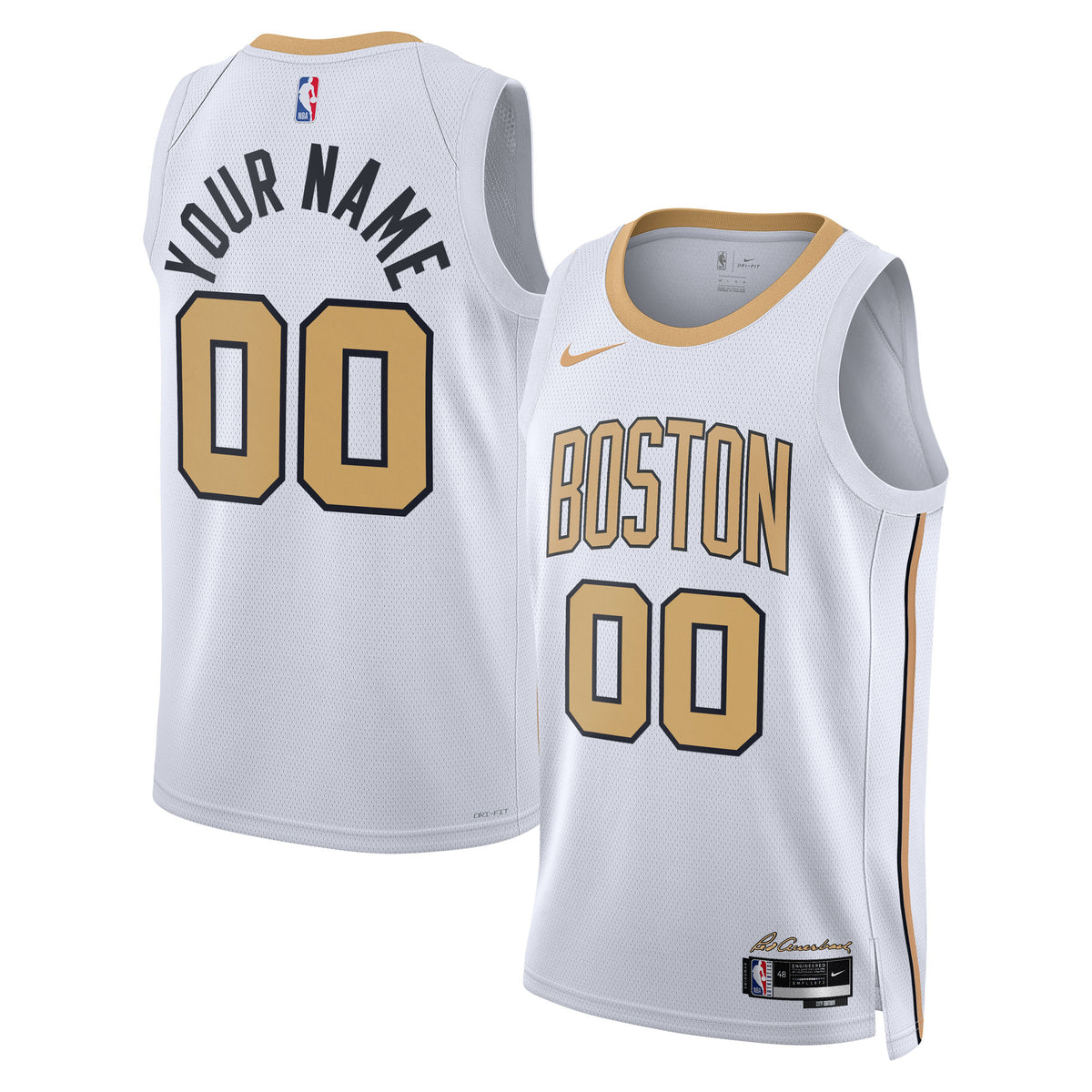 Nike  Boston Celtics 2025/26 City Edition Swingman Jersey - Custom - Unisex