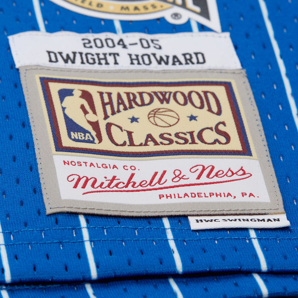 Men's Dwight Howard Blue Orlando Magic 2004/05 Hardwood Classics Hall of Fame Swingman Jersey