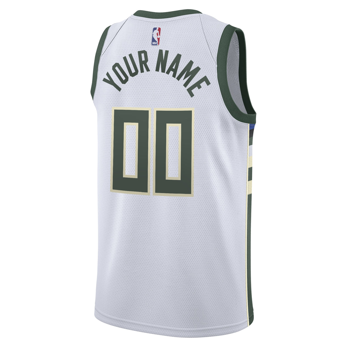 Milwaukee Bucks Nike Association Swingman Jersey - Custom - Youth